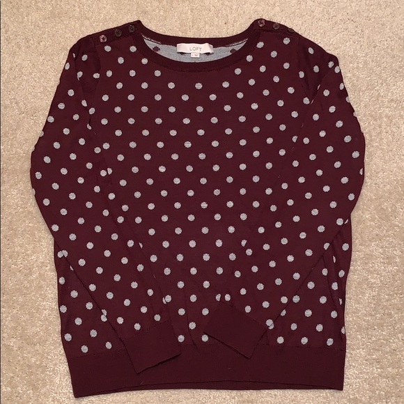 LOFT Sweaters - Brand New Loft Polka Dot Sweater